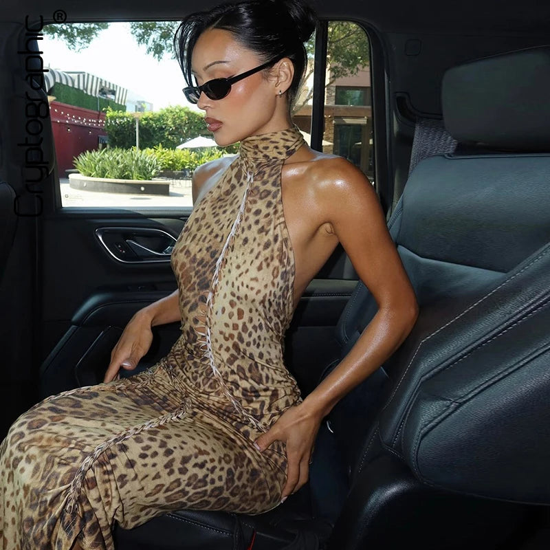 Leopard Sheath Dress