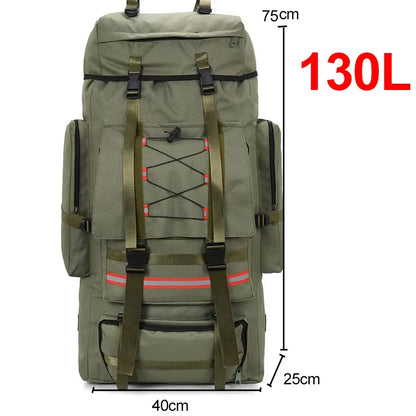 130L Reflective Trekking Backpack