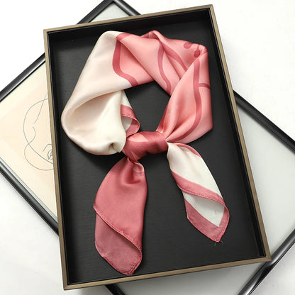 Scarf 70 70Cm Silk Square