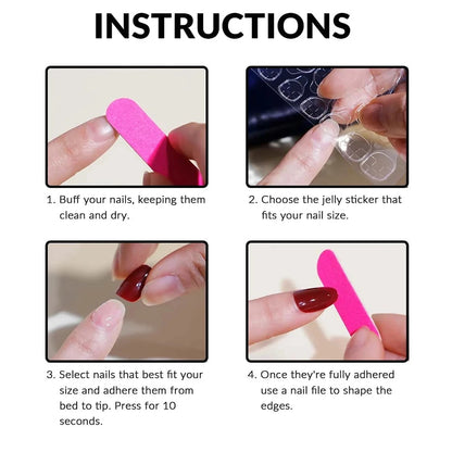 Butterfly Bow Press-On Nails