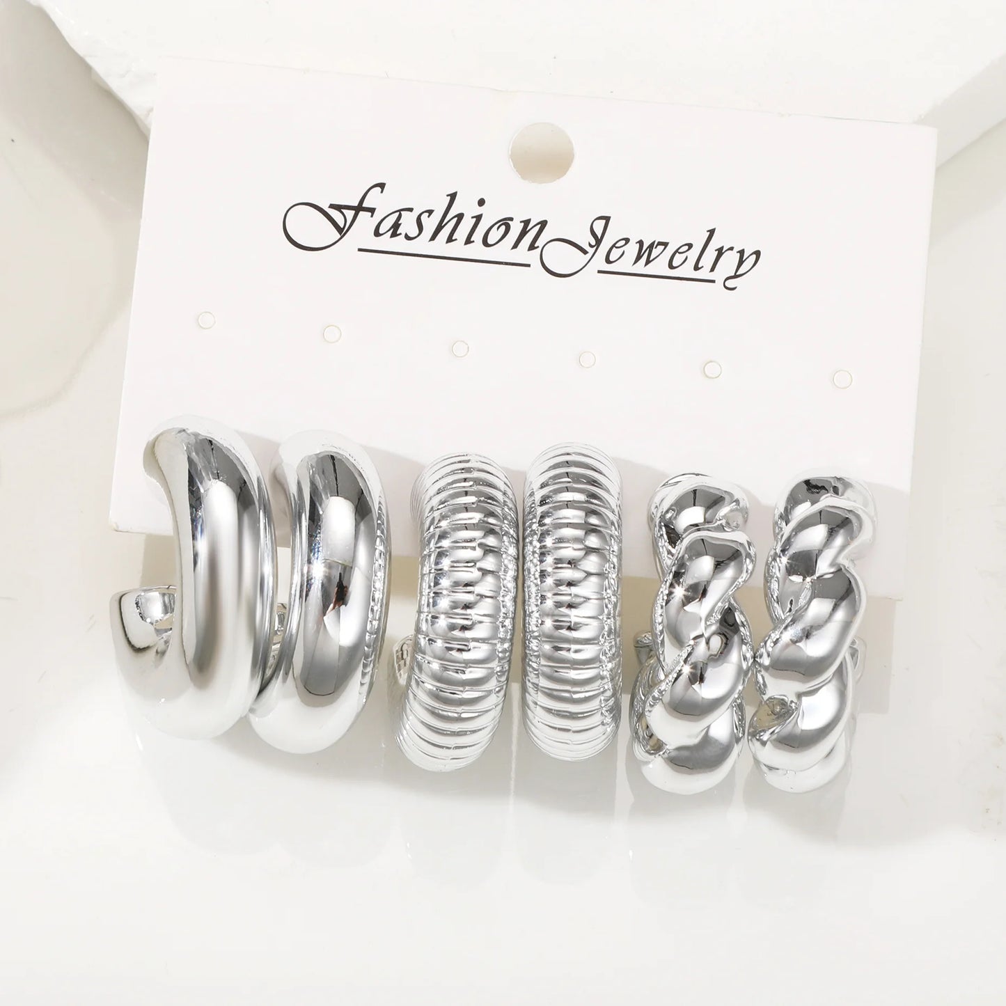 Chunky Gold Hoop Earrings