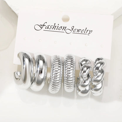 Chunky Gold Hoop Earrings
