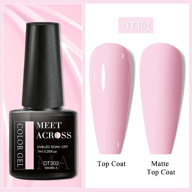 MEET ACROSS Matte Gel Polish