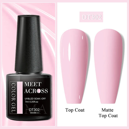 MEET ACROSS Matte Gel Polish