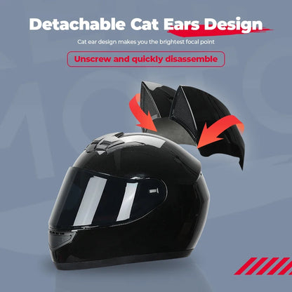 Cat Ear Full-Face Helmet
