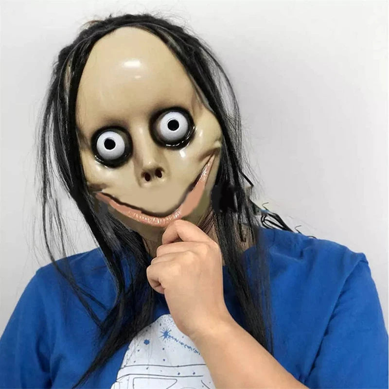 Long-Haired Horror Ghost Mask