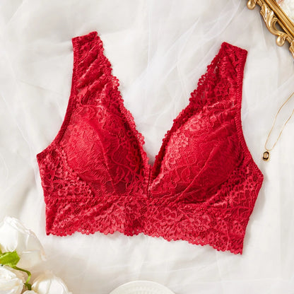 Seamless Lace Sport Bra