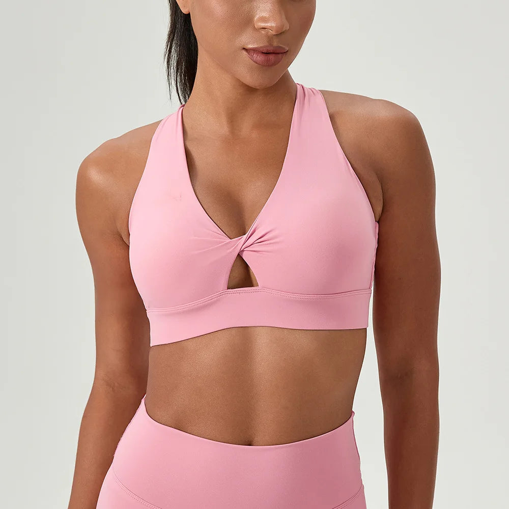 Yoga bra detachable padding quick-drying