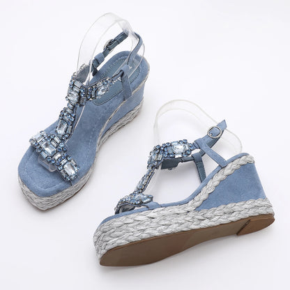 Crystal Flannel Wedges
