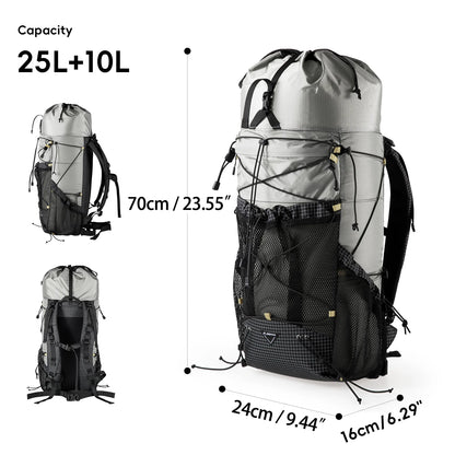 Expandable Ultralight Camping Backpack