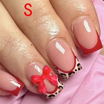 Butterfly Bow Press-On Nails