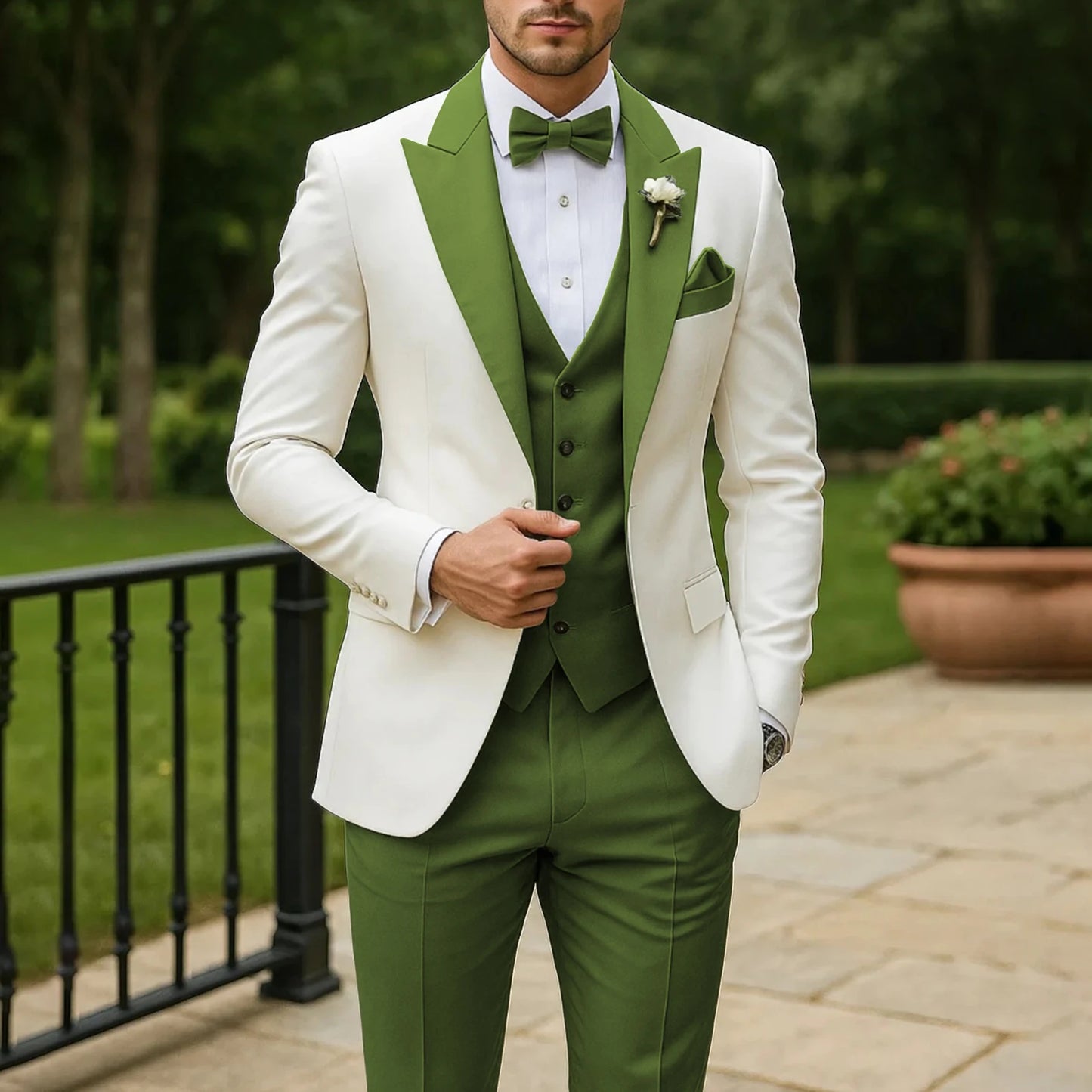Formal Groom Groomsman Wedding Suit