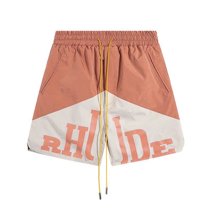 Letter Print Hip-Hop Beach Shorts