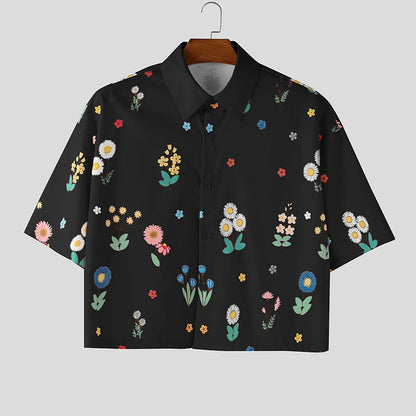 Floral Print Casual Shirt