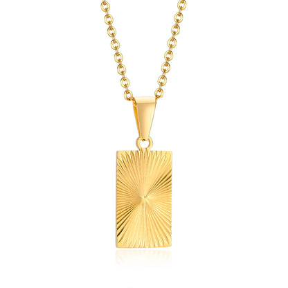 Metal Round Stainless Necklace Party