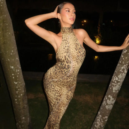 Leopard Sheath Dress