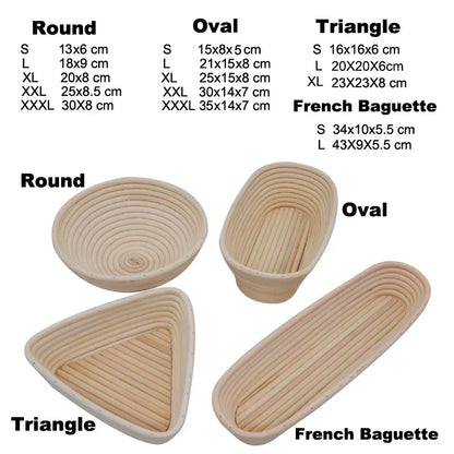 Natural Rattan Baking Fermentation Bread