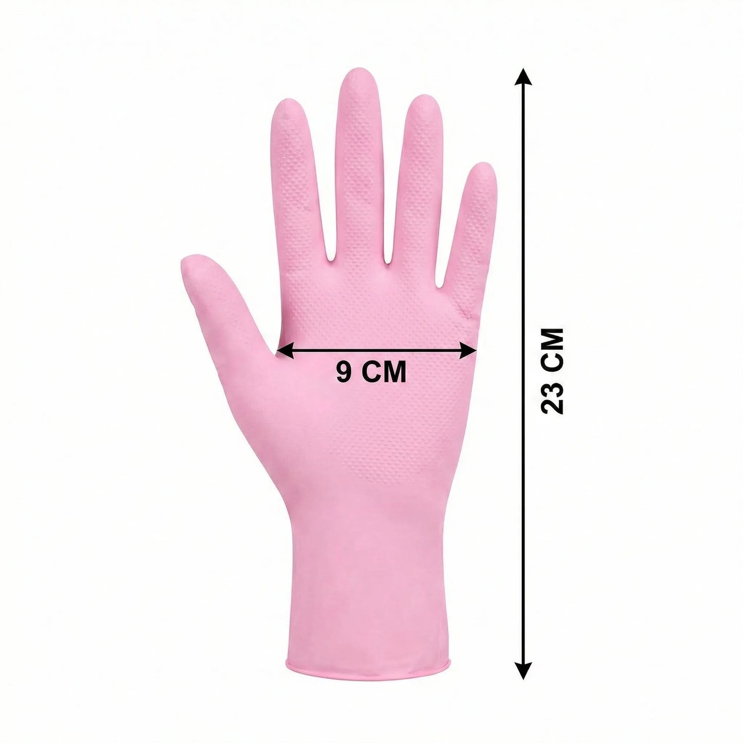 Pink Nitrile Disposable Gloves