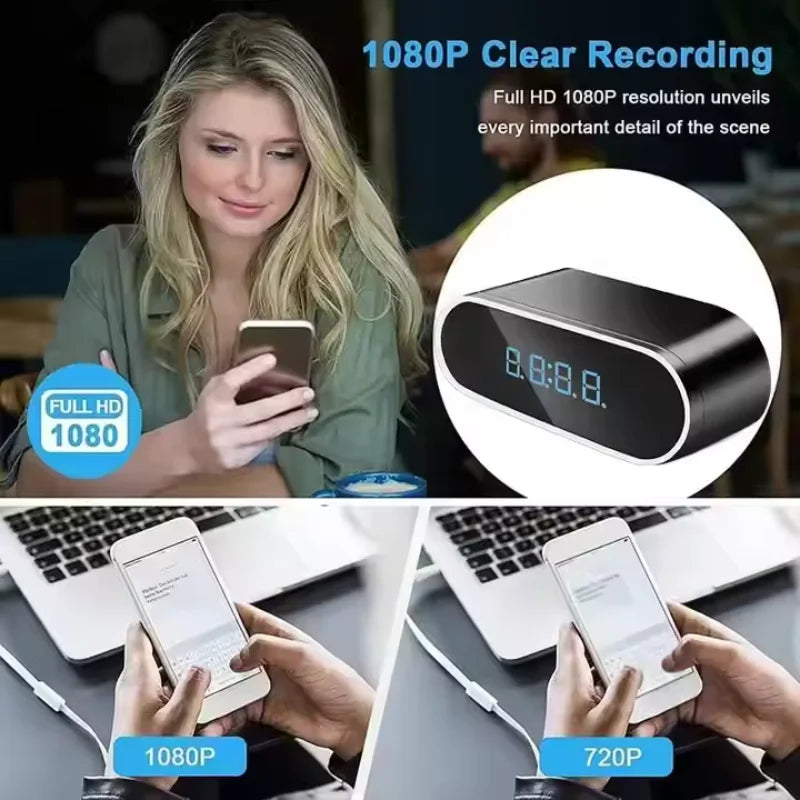 Clock Mini Camera