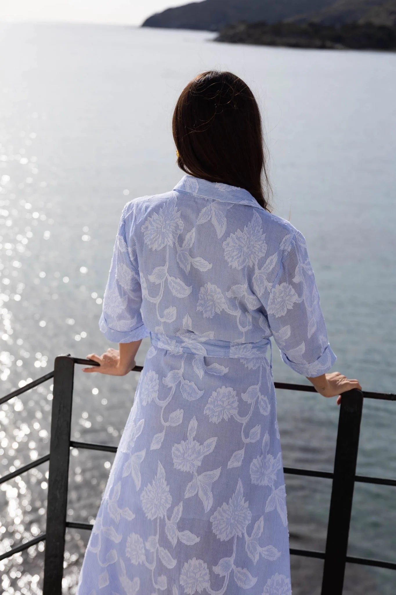 Belted Plus-Size Dress