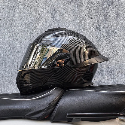 ORZ-B08A Glossy Mecha Racing Helmet