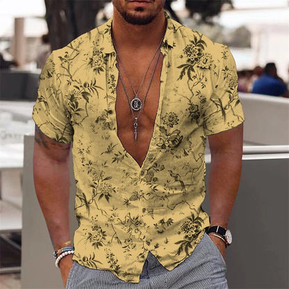 Streetwear Print Casual Shirt