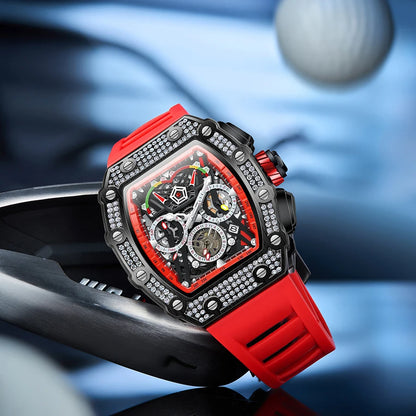 Multifunctional Barrel Quartz Watch