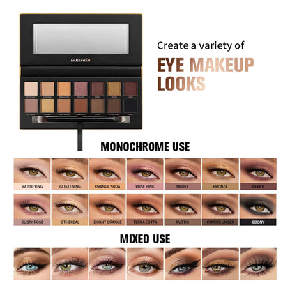 LAKERAIN Soft Glow Eyeshadow Palette