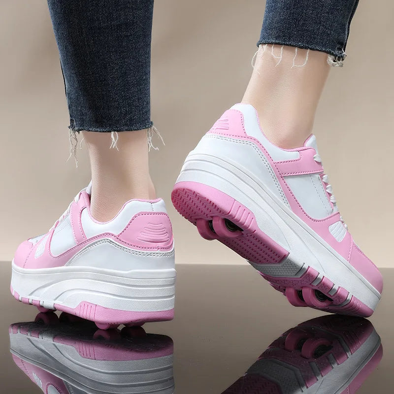 Four-Wheel Roller Shoes