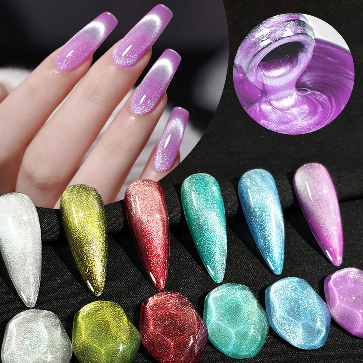 Crystal Cat Eye Gel Set