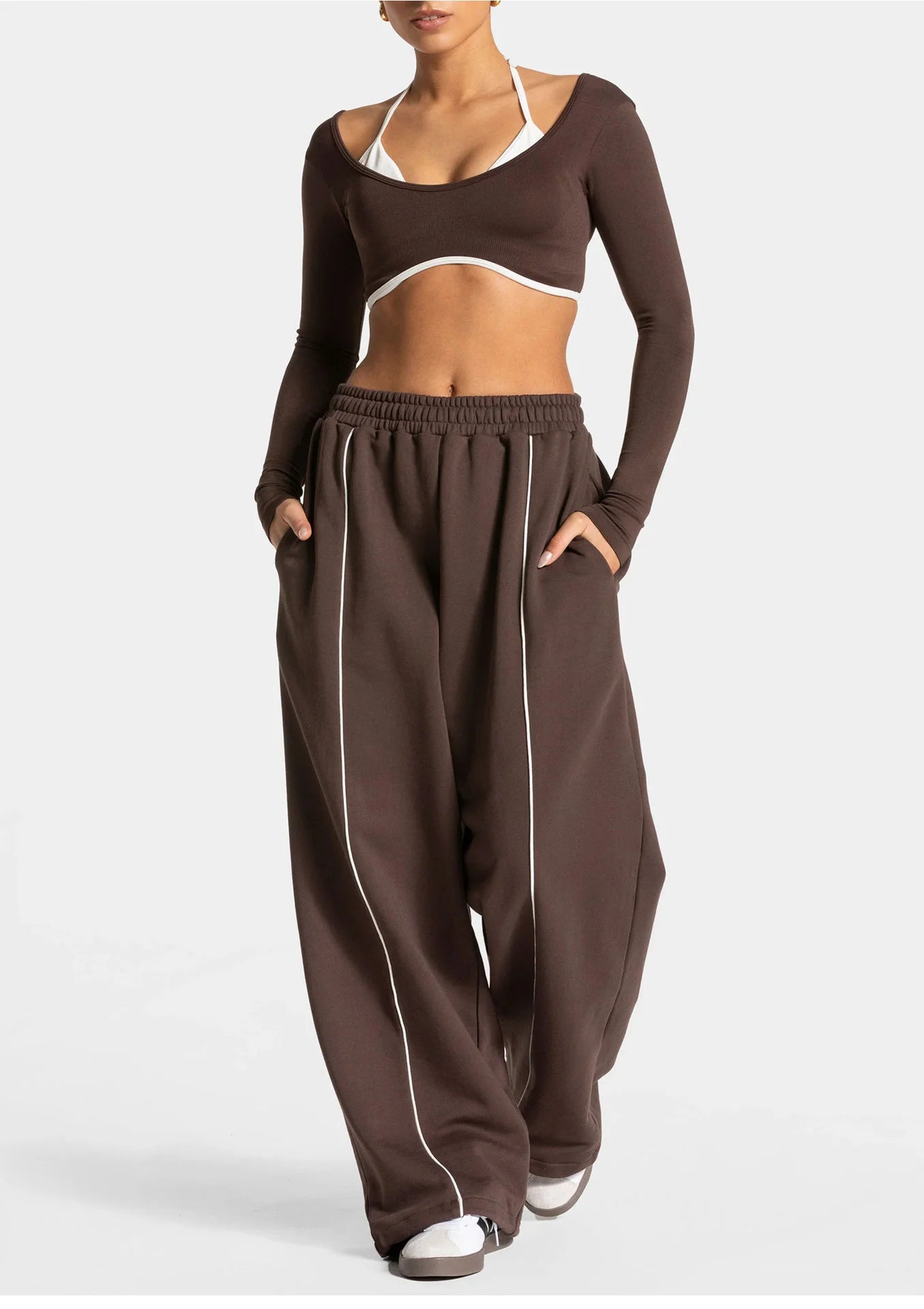 Sporty Wide Pants