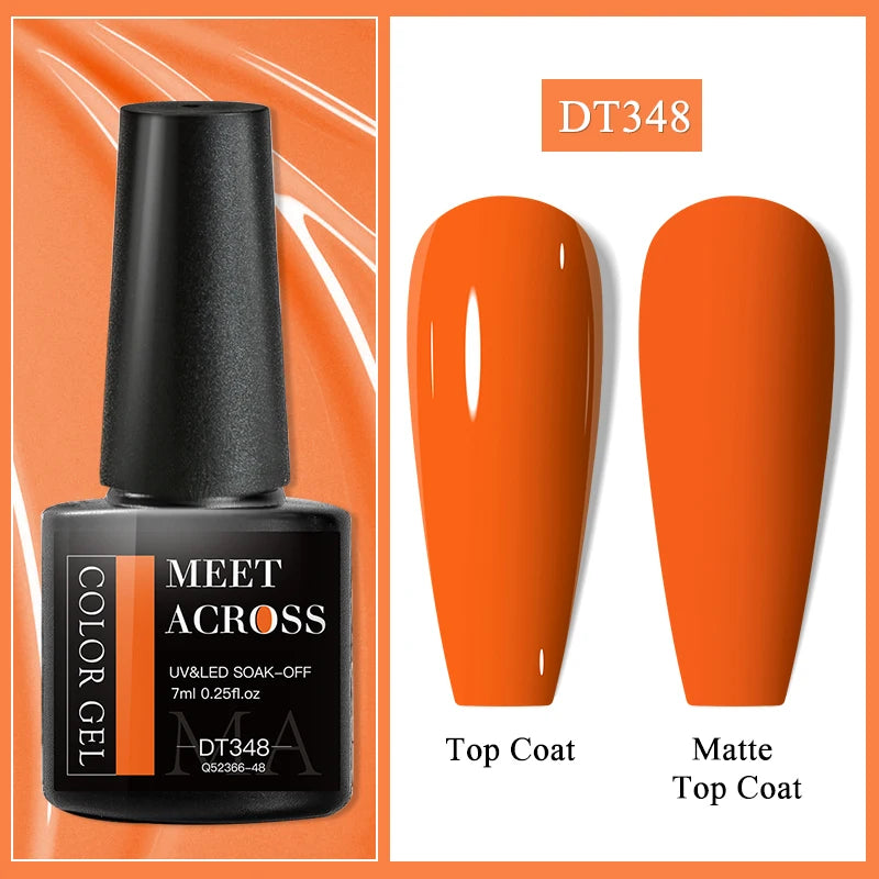 MEET ACROSS Matte Gel Polish