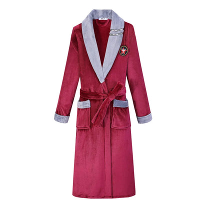 Men’s Plus Size Flannel Kimono Robe