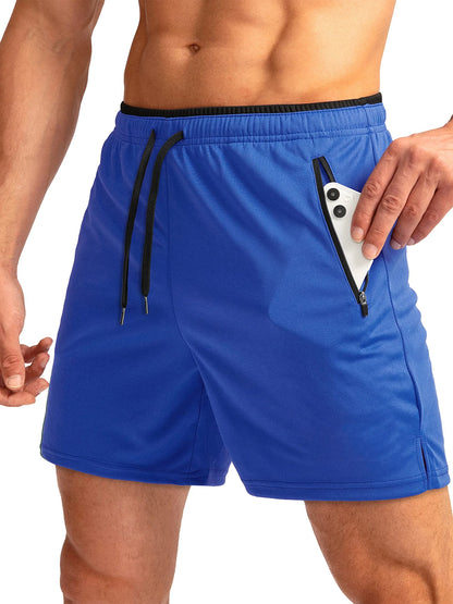 5-Inch Zippered Pocket Running Shorts