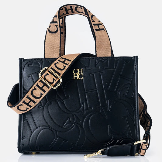 Monogram Print PU Tote