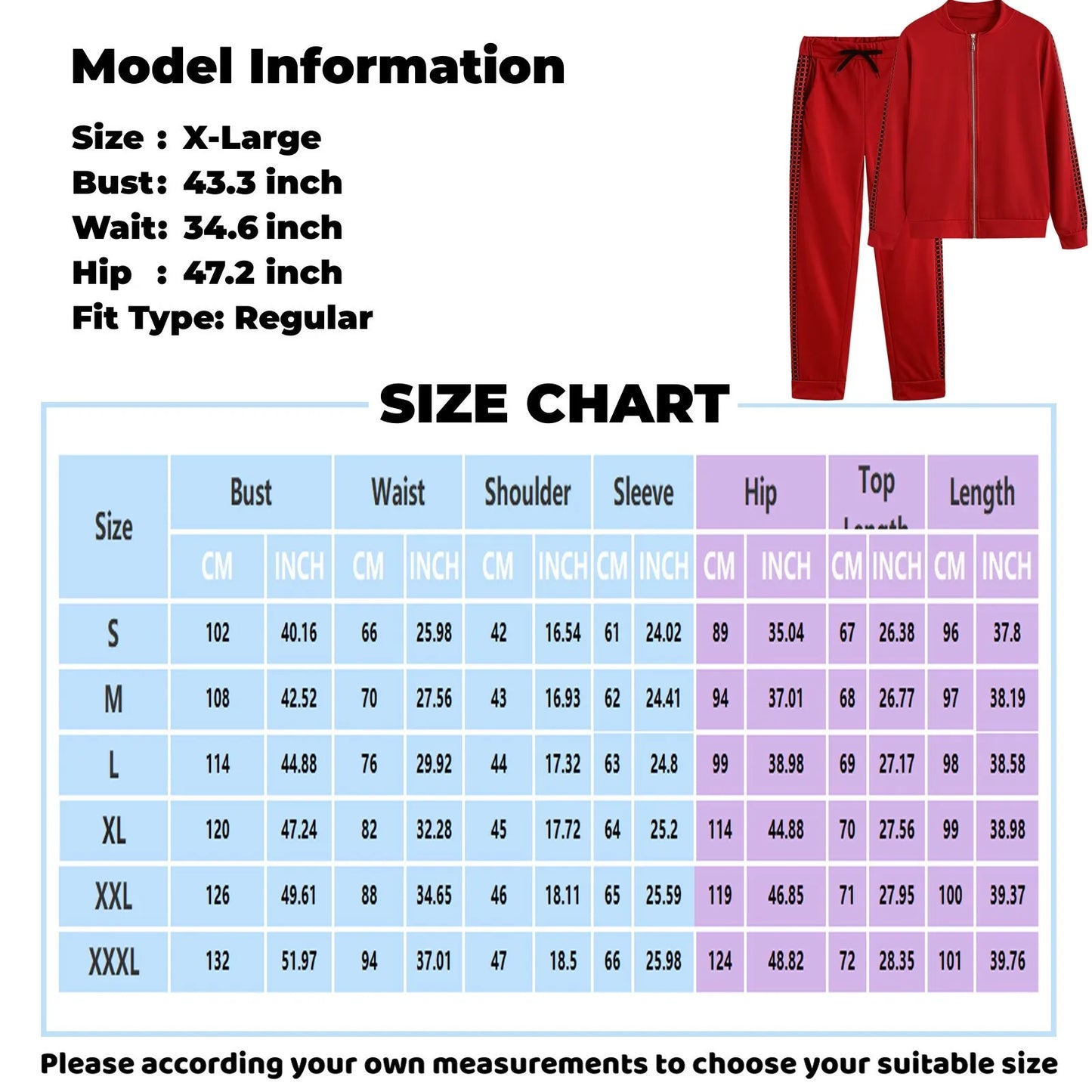 Women Two-Piece Zipper Tracksuit Set