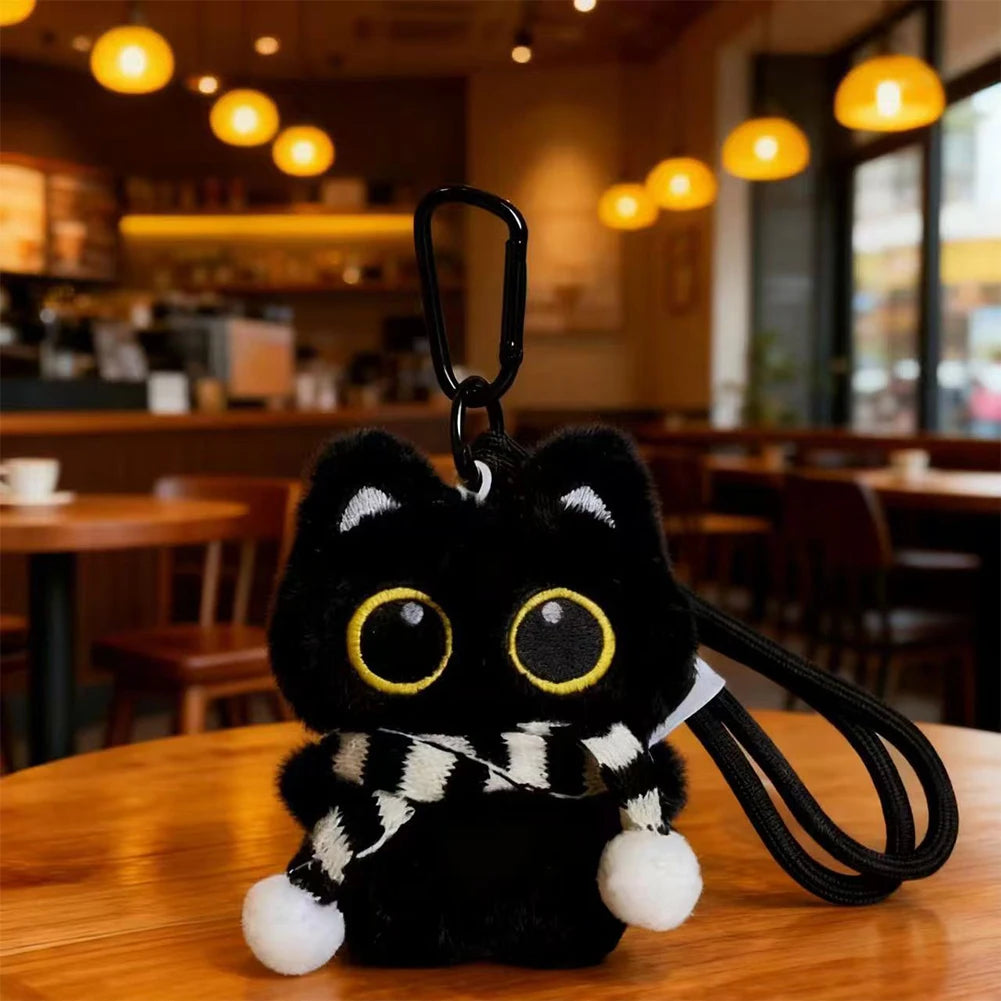Kawaii Plush Black Cat Doll