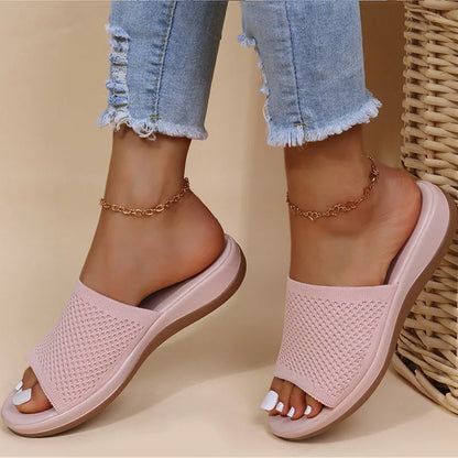 Elastic Strap Sandals
