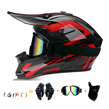 VGV Three-Piece Off-Road Motocross Helmet