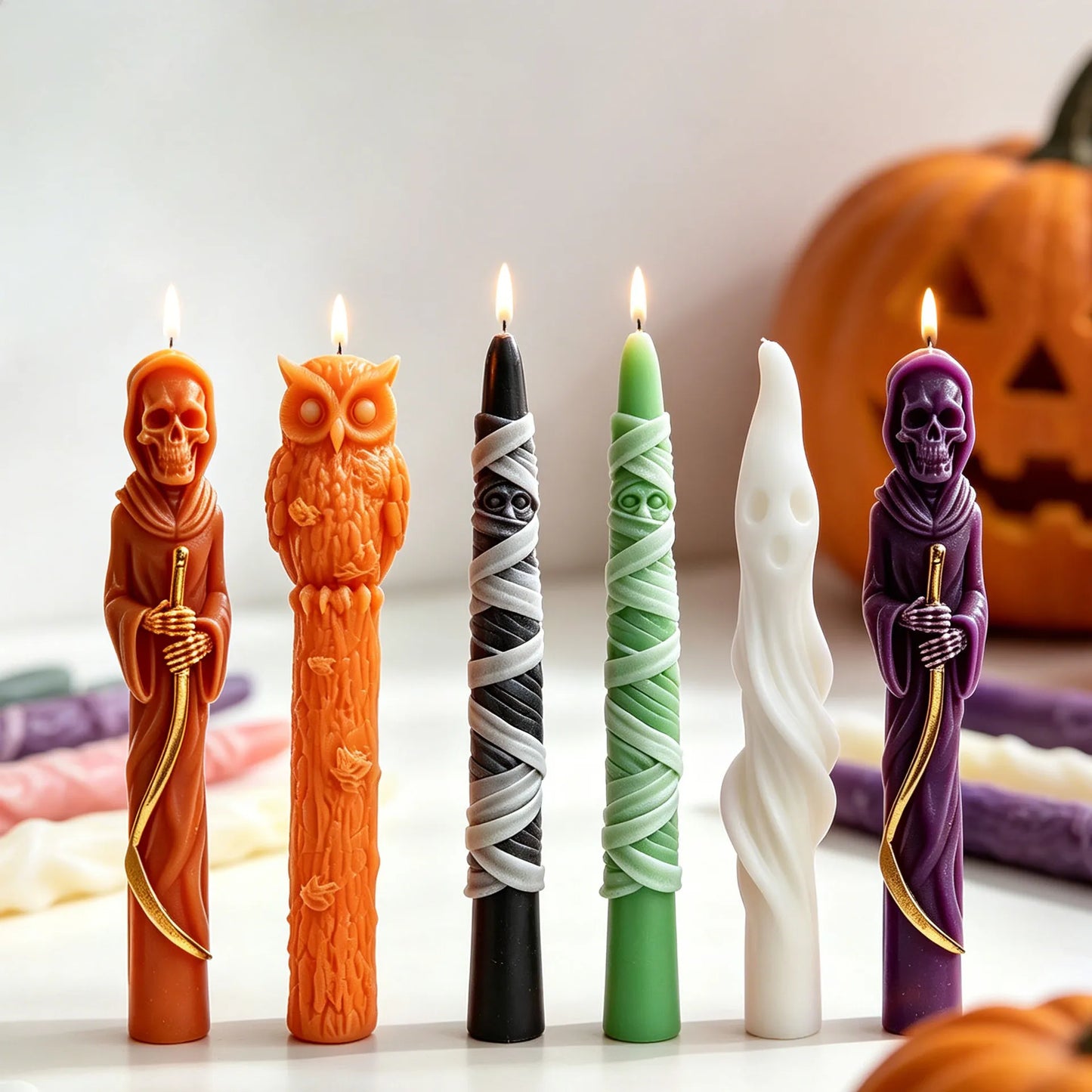 Halloween Candle Silicone Mold
