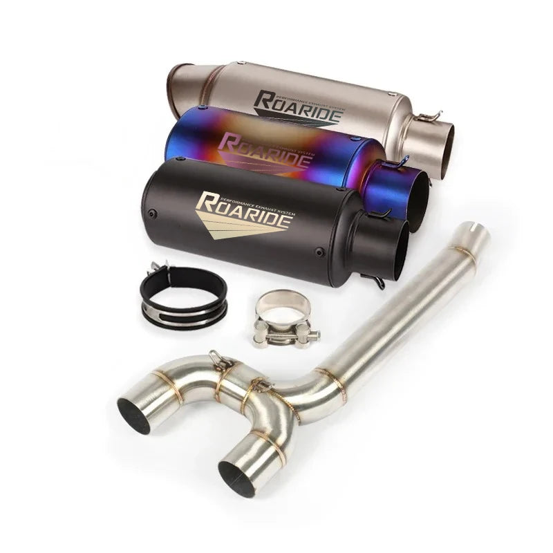Yamaha FZ6/FZ6N/FZ6S 51mm Exhaust Middle Pipe Pair