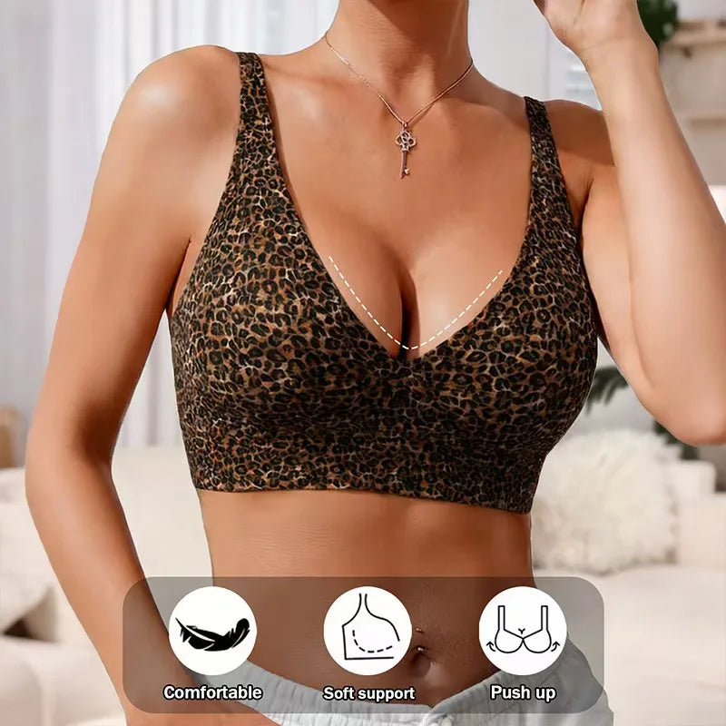 Wire-Free Seamless Push-Up Bra