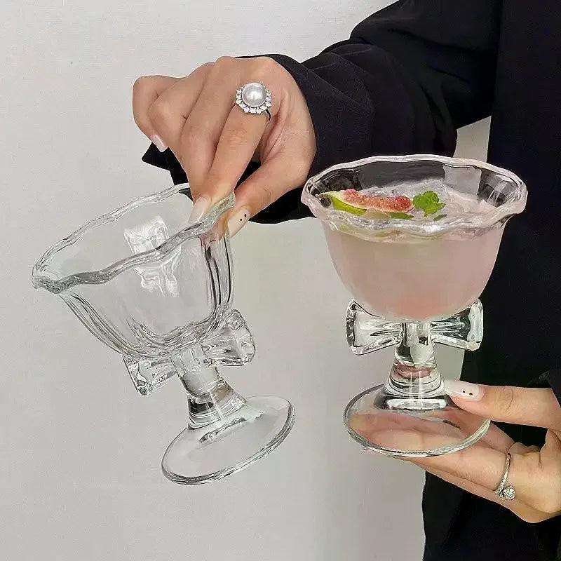 Glass Lemonade Gift Home Bow