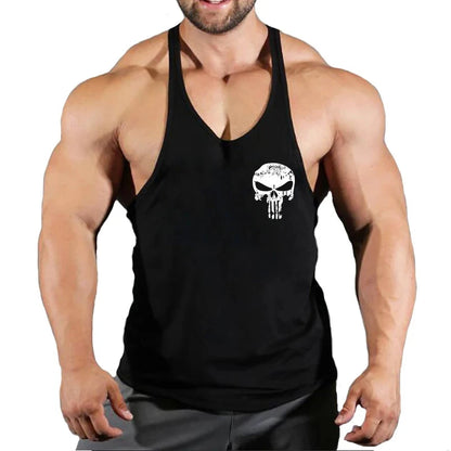 Muscular Stringer Bodybuilding Gym Vest