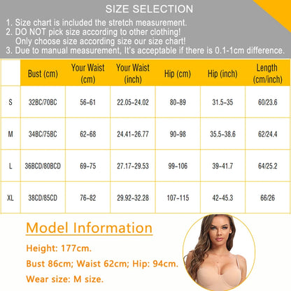 Full-Length Underwire Body Shaper