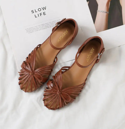 Boho Butterfly-Knot Flat Sandals