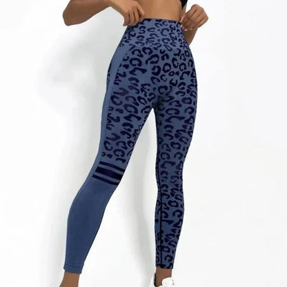 Seamless Leopard Hip-Lift Leggings