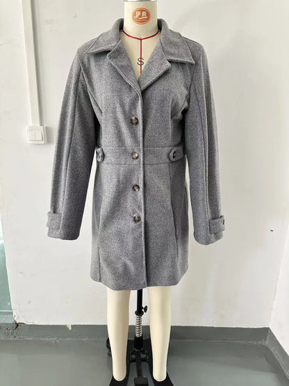 Velvet Button Coat