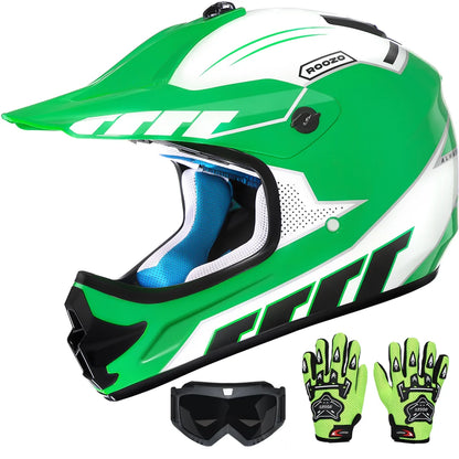 Roozo Lightweight Youth Motocross Helmet