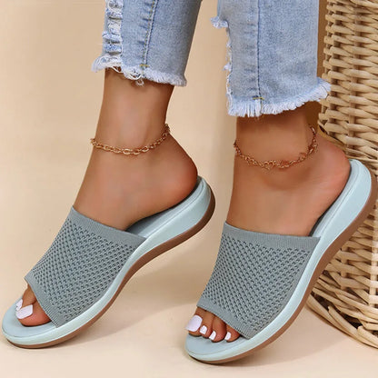 Elastic Strap Sandals